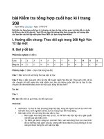 bài kiểm tra tổng hợp cuối học kì i trang 208