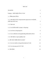 thiết kế mạch khởi động động cơ roto lồng sóc bằng PLC