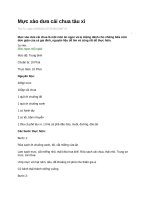 Mực xào dưa cải chua tàu xì