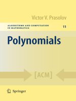 Polynomials - Prasolov