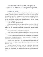 Chủ đề 5 khai thác atlat địa lí Việt Nam Vị trí địa lí và các đặc điểm tự nhiên