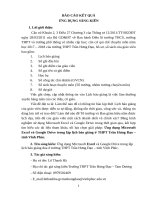 Ứng dụng microsoft excel và google drive trong lập lịch báo giảng ở THPT trần hưng đạo – tỉnh vĩnh phúc