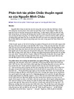 Phân tích tác phẩm chiếc thuyền ngoài xa của nguyễn minh châu