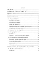 Nghiên cứu phân tích và đánh giá rủi ro phơi nhiễm phthalate từ không khí trong nhà tại hà nội, việt nam