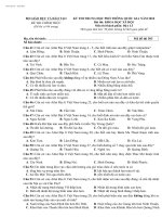 KỲ THI TRUNG HỌC PHỔ THÔNG QUỐC GIA NĂM 2018 Bài thi: KHOA HỌC XÃ HỘI Môn thi thành phần: ĐỊA LÍ