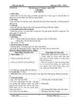 Tuần 22 giáo án lớp 4 soạn theo ĐHPTNLHS năm học 2018   2019 