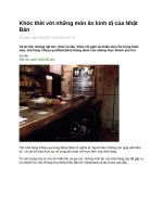 Khóc thét với những món ăn kinh dị của nhật bản