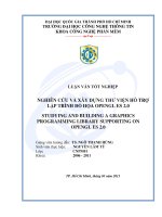 NGHIÊN cứu và xây DỰNG THƯ VIỆN hỗ TRỢ lập TRÌNH đồ họa OPENGL ES 2 0 