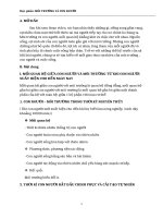 Bài tập nhóm: Đề tài: Mối quan hệ giữa môi trường và con người