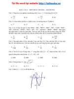 9  đề khảo sát lần 1 toán 12 năm học 2018 – 2019 trường THPT đoàn thượng – hải dương   file word có lời giải chi tiết image marked 