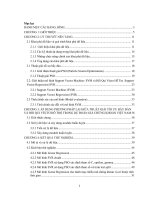 ÁP DỤNG PHƯƠNG PHÁP LAI GIỮA THUẬT TOÁN tối ưu bầy đàn và hồi QUI VÉCTO hỗ TRỢ TRONG dự đoán GIÁ CHỨNG KHOÁN a HYBRID PSO SVR APPROACH FOR VIETNAM STOCK PRICE PREDICTION ON MARKET 