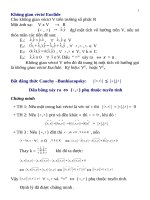 Bài giảng toán đại số giải tích