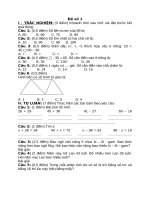 BỘ đề THI hết học kì 1 lơp 2