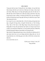 báo cáo thực tập nghề nghiệp ngành khoa học môi trường