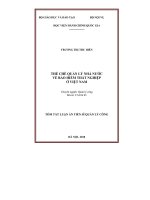 Thể chế Quản lý nhà nước về Bảo hiểm thất nghiệp ở Việt Nam (tt)