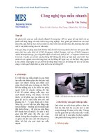 Giáo trình công nghệ tạo mẫu nhanh