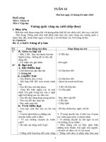 Giáo án lớp 4 TUẦN 33, năm 2018