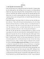 Xây dựng kế hoạch bài học chủ đề hình học giải tích trong không gian theo định hướng tăng cường trắc nghiệm khách quan