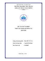 Thiết kế sơ bộ mô hình tàu đệm khí 