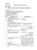 Giáo án lớp 5 TUẦN 26 sáng chiều 2018