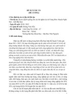 Báo cáo dự án Công tác xã hội