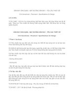 SÂN BAY DÂN DỤNG  MẶT ĐƯỜNG SÂN BAY  YÊU CẦU THIẾT KẾ