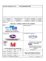 Concrete mix design procedure for PHC pile maunufacture (onshore) rev 0