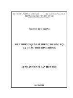 Hát trống quân ở trung du bắc bộ và châu thổ sông hồng