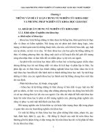 GIÁO TRÌNH PHƯƠNG PHÁP NGHIÊN CỨU KHOA HỌC GIÁO DỤC NGHỀ NGHIỆP