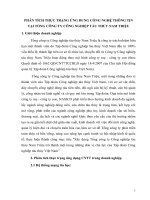 Phân tích thực trạng ứng dung công nghệ thông tịn tại tổng công ty công nghiệp tàu thủy nam triệu 