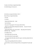 Tìm hiểu vài thơ nhàn của nguyễn bỉnh khiêm 