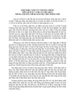 Giới thiệu Chương trình Giáo dục phổ thông mới môn Lịch sử và Địa lí áp dụng từ năm 2020