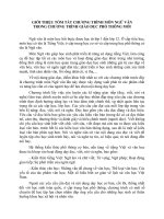 Giới thiệu Chương trình Giáo dục phổ thông môn Ngữ Văn mới, áp dụng từ năm học 20202021