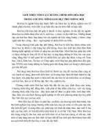 Giới thiệu Chương trình Giáo dục phổ thông mới môn Hóa học áp dụng từ năm 2020