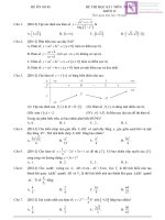 đề ôn tập học kì 1 lớp 12 môn toán có đáp án chi tiết có phân dạng các mức độ vận dụng