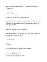 Phân tích đoạn trích chí khí anh hùng 