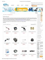 Bảng giá phụ kiện máy rửa xe  Điện máy Hoàng Liên