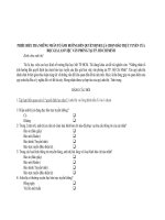 Những nhân tố ảnh hưởng đến quyết định lựa chọn báo trực tuyến của độc giả làm việc văn phòng tại Thành phố Hồ Chí Minh