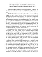 Giới thiệu Chương trình Giáo dục phổ thông mới môn Sinh học áp dụng từ năm học 20202021