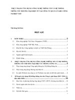 THỰC TRẠNG ỨNG DỤNG CÔNG NGHỆ THÔNG TIN và hệ THỐNG THÔNG TIN THƯƠNG mại điện tử tại CÔNG TY QUẢN lý KHU CÔNG NGHIỆP VSIP 
