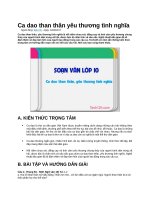 Ca dao than thân yêu thương tình nghĩa