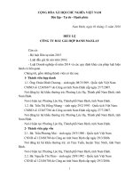 Điều lệ công ty hợp danh