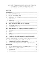GIẢI PHÁP ỨNG DỤNG CNTT và CHIẾN lược ỨNG DỤNG CNTT, TM đt tại CÔNG TY CP QUẢN lý VIỆT 