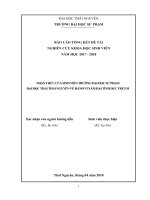 Nhận thức của sinh viên trường Đại học Sư phạm Đại học Thái nguyên về hành vi xâm hại tình dục trẻ em