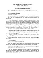 Báo cáo kết quả và quá trình học tập cá nhân