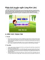 Phân tích truyện ngắn làng của kim lân