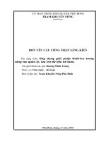 Mẫu bìa sáng kiến kinh nghiệm năm 2018 (mới nhất)