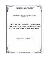 Tài liêu bội dưỡng thường xuyên môn Vật lý năm 2018