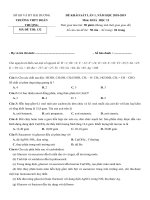Đề KSCL năm 2019   môn hóa học – THPT đoàn thượng   hải dương   lần 1   file word có lời giải chi tiết 