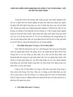 Phân tich chiến lược marketing của công ty vật tư bưu điện  1 với các đối thủ cạnh tranh 